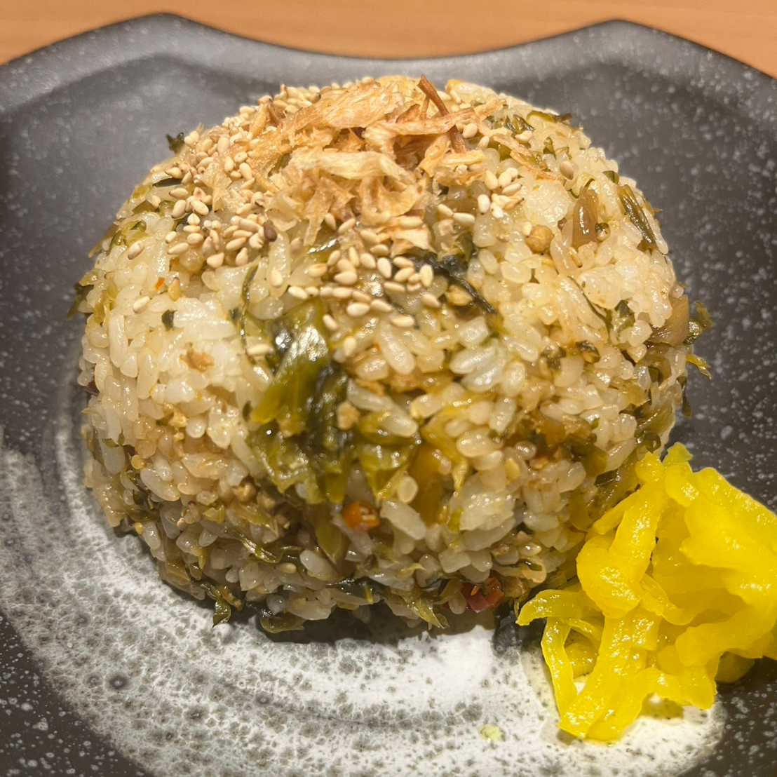 アレンジレシピ「高菜チャーハン」